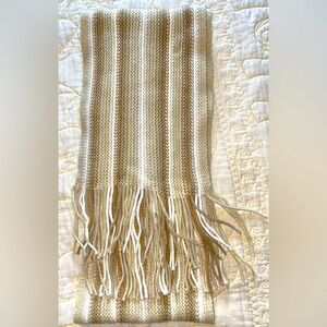 New York & Co. ivory, beige scarf